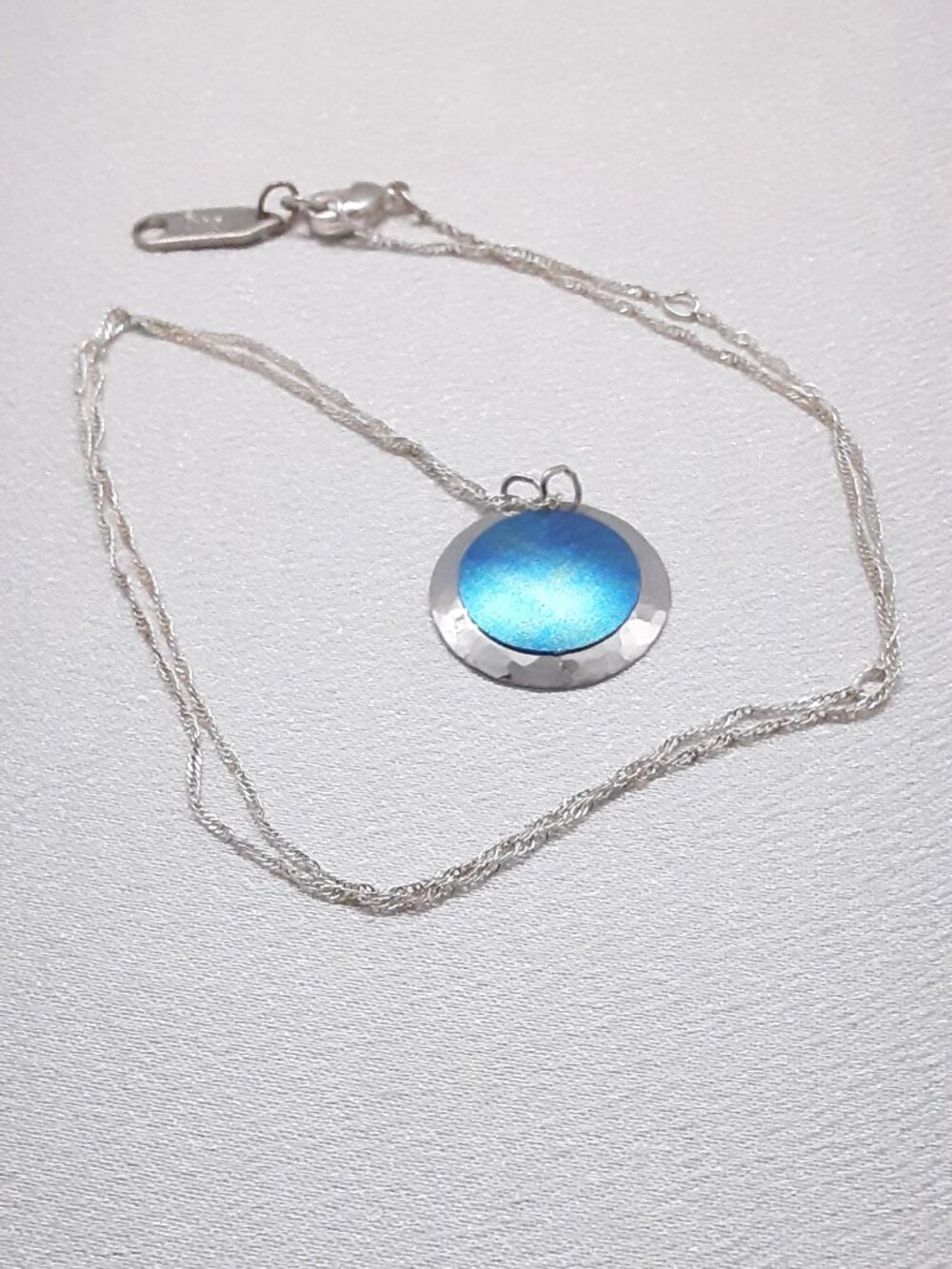NEW Holly Yashi Blue/Green Nobium Pendant - Picture 3 of 13